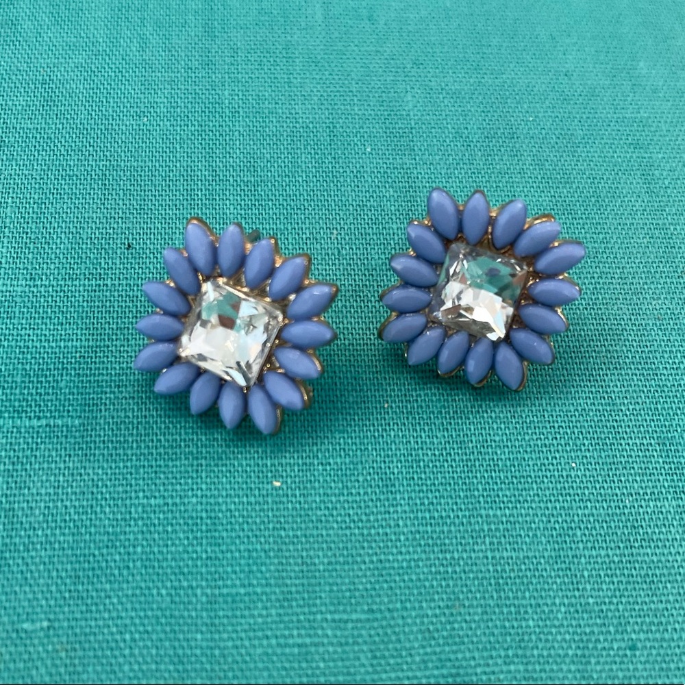 Purple earrings